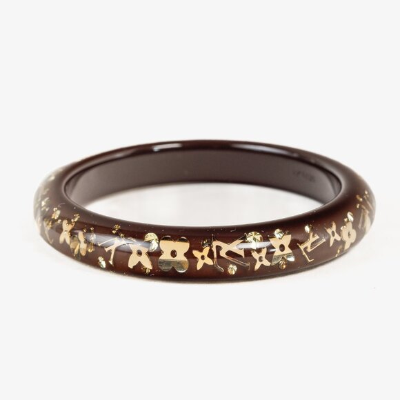 Louis Vuitton Resin Flowers Narrow Inclusion Bangle - Picture 1 of 4